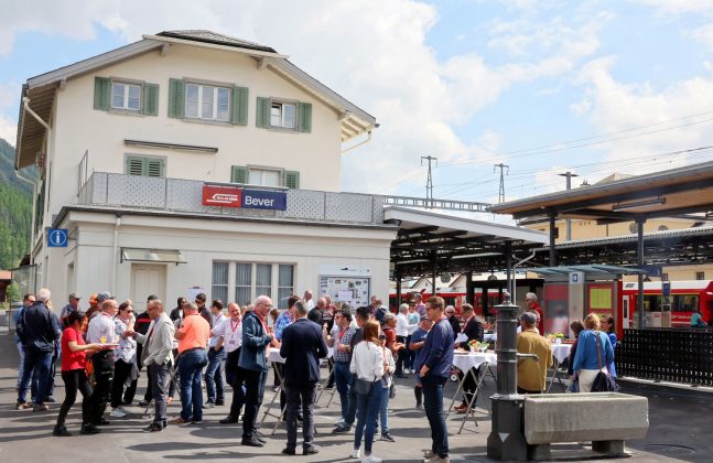 RhB Bahnhof Bever Eroeffnung 2_Swiss-image ch Andy Mettler_10 6 23