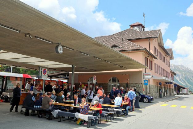 RhB Bahnhof Pontresina Eroeffnung 1_Swiss-image ch Andy Mettler_10 6 23