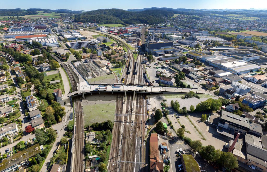 Visualisierung-Querung Grueze_Stadt Winterthur