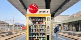 Warenautomat Perron SBB_Selecta