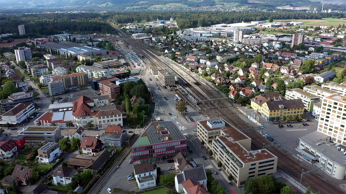 Drohnenaufnahme-Bhf-Lenzburg_SBB CFF FFS_2023