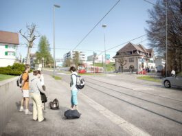 Ortsdurchfahrt Teufen Bahnhof Kreisel Visualisierung_AB_15 12 10