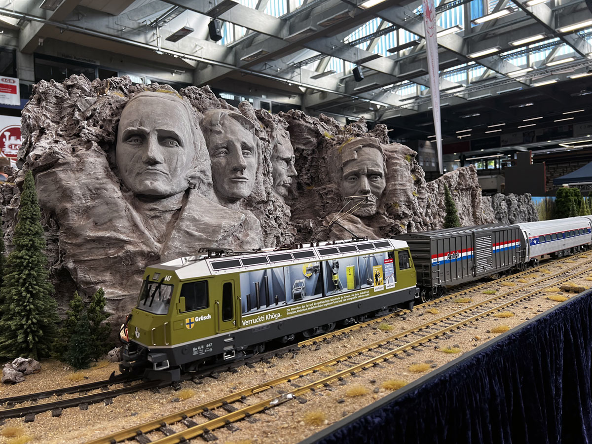 Graubuenden trifft USA IMA Goeppingen_Bahnmuseum Albula_16 9 23