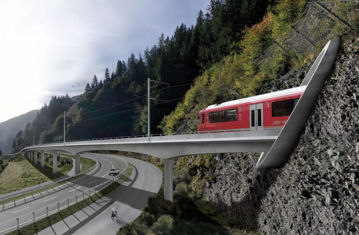 Projektwettbewerb Aeuli Dalvazza Tunneleinfahrt_RhB_31 10 23