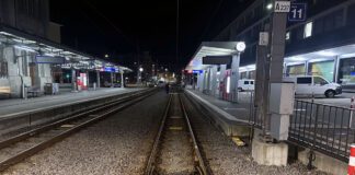 Bahnhof St Gallen Fahrunfaehig Gleise gefahren_Stapo SG_16 12 23