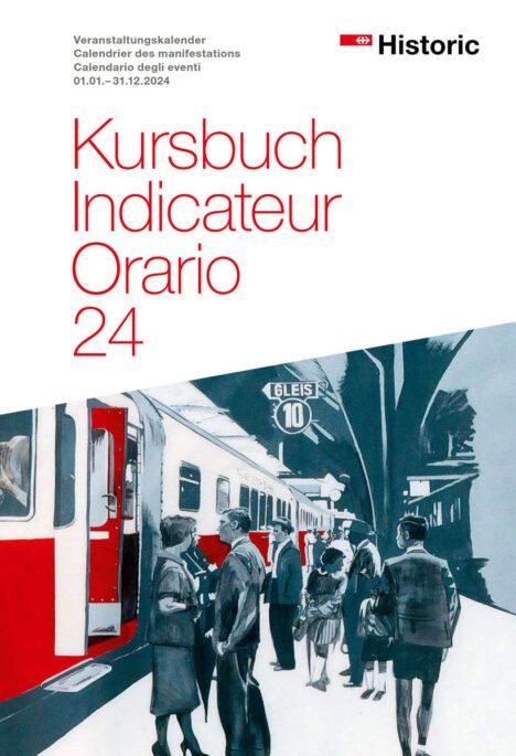 SBB Historic: Kursbuch 24 dreisprachig 