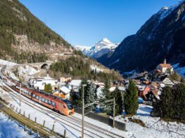 Gotthard-Bergstrecke Kirche Wassen Traverso_SOB