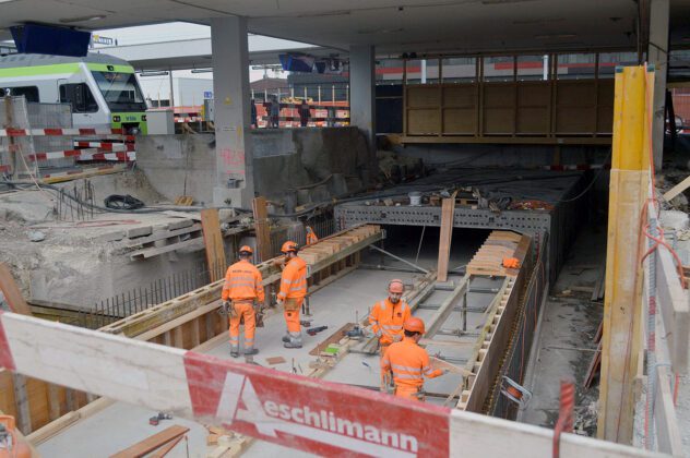 Bahnhof Langenthal laufende Bauarbeiten 1_Nicolas Leutenegger_26 3 24