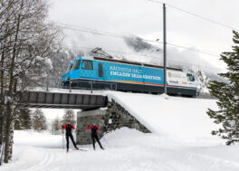 Engadin Skimarathon: Die Rhätische Bahn als Marathon-Bahn