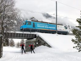 Werbelokomotive Engadin Skimarathon Ge b44 III 649_RhB_27 2 24