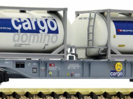 6660036 N Fleischmann SBB Cargo ContainertragwagenTankcontainer_Modelleisenbahn GmbH_18 12 23