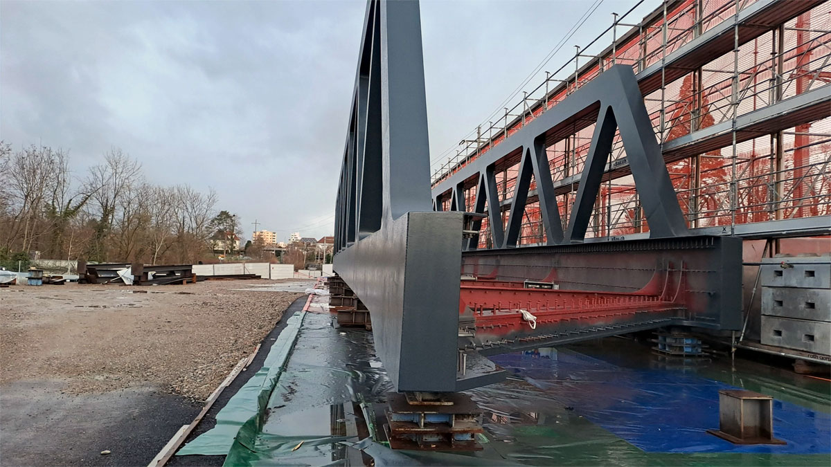 Stahlfachwerk obere Birsbruecke Installationsplatz_SBB CFF FFS_23 1 24