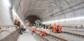 Instandsetzungsarbeiten Gotthard-Basistunnel Kurs Fahrbahn_SBB CFF FFS Gian Baeriswyl_22 5 24