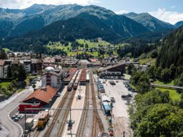 Luftaufnahme-Bahnhof-Areal Klosters Platz_RhB_14 8 19
