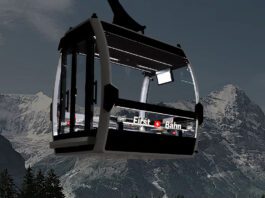 Jungfraubahnen Seilbahnanlagen Stella Kabine FirstBahn_Doppelmayr Seilbahnen_11 24