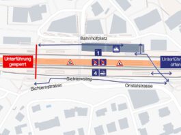 Bahnhof Liestal Bauarbeiten Plan_SBB CFF FFS_4 25