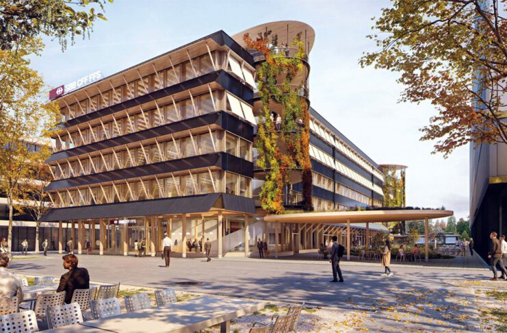 Bern Wankdorf SBB Buerogebaeude_Herzog & de Meuron und Aron Lorincz Ateliers