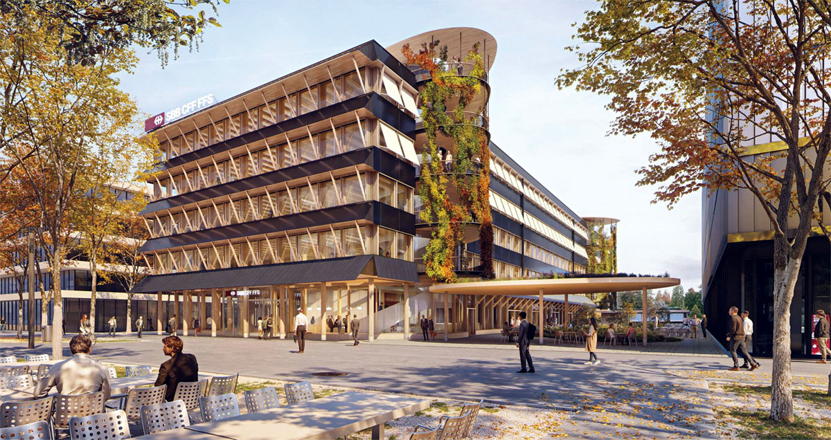 Bern Wankdorf SBB Buerogebaeude_Herzog & de Meuron und Aron Lorincz Ateliers