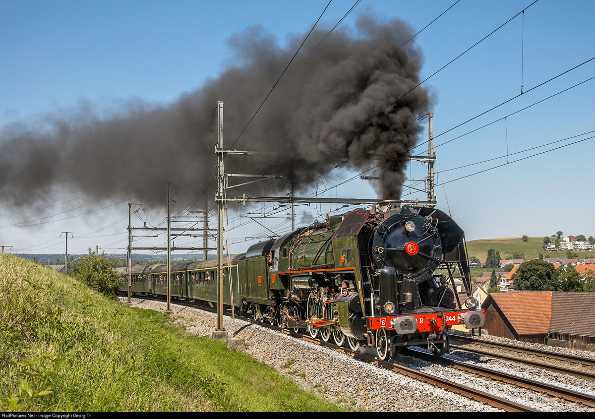 Dampflok Mikado 141 R 1244 Eglisau Georg Trueb_8 8 20