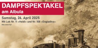 Exklusive Dampffahrt Dampfspektakel-Goennerclub_Bahnmuseum Albula