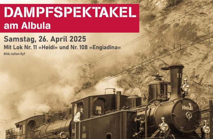 Exklusive Dampffahrt Dampfspektakel-Goennerclub_Bahnmuseum Albula