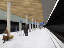 Tiefbahnhof Zuerich HB Visualisierung Perronhalle_SZU_2025
